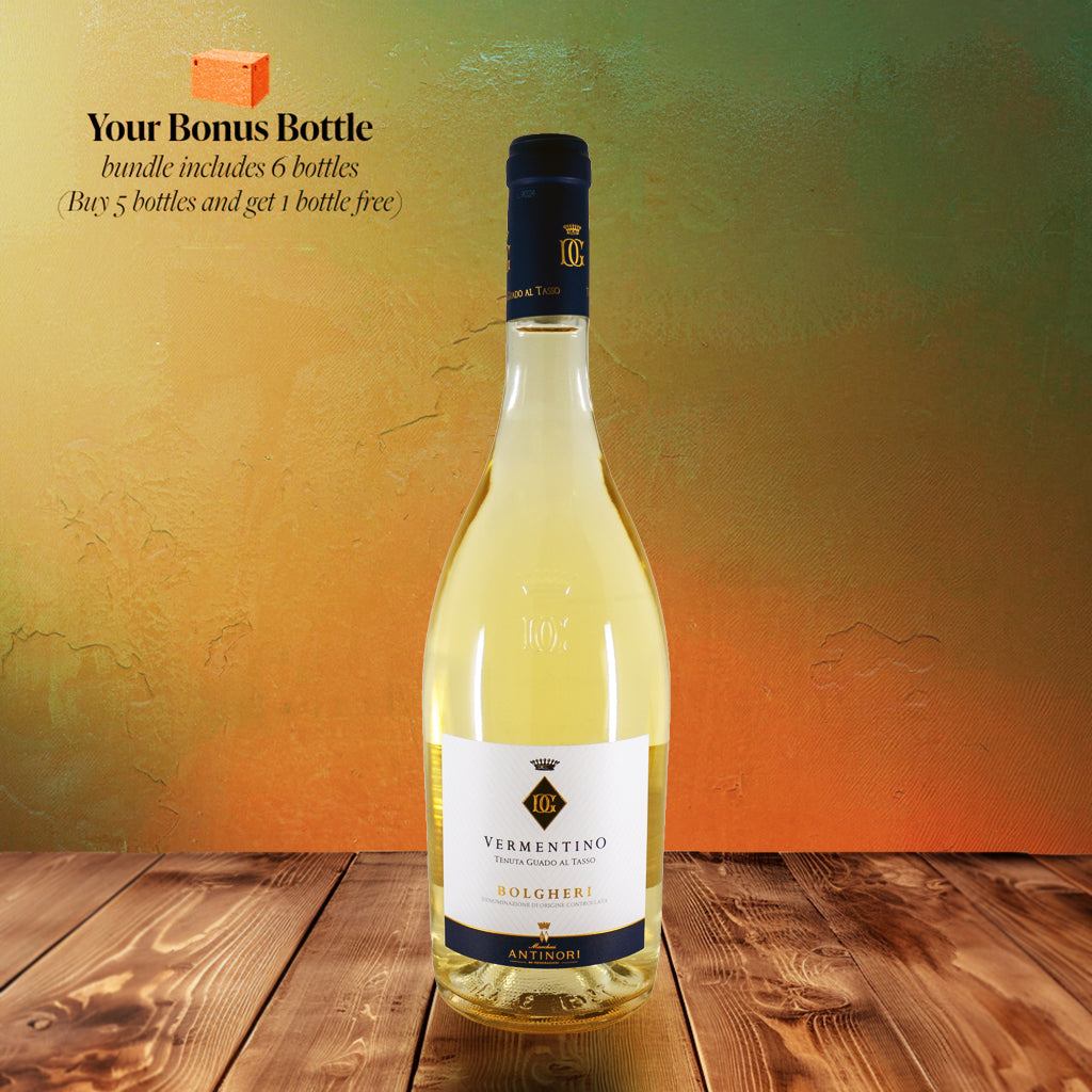 Your Bonus Bottle Bundle - Antinori Vermentino Bolgheri DOC 2023