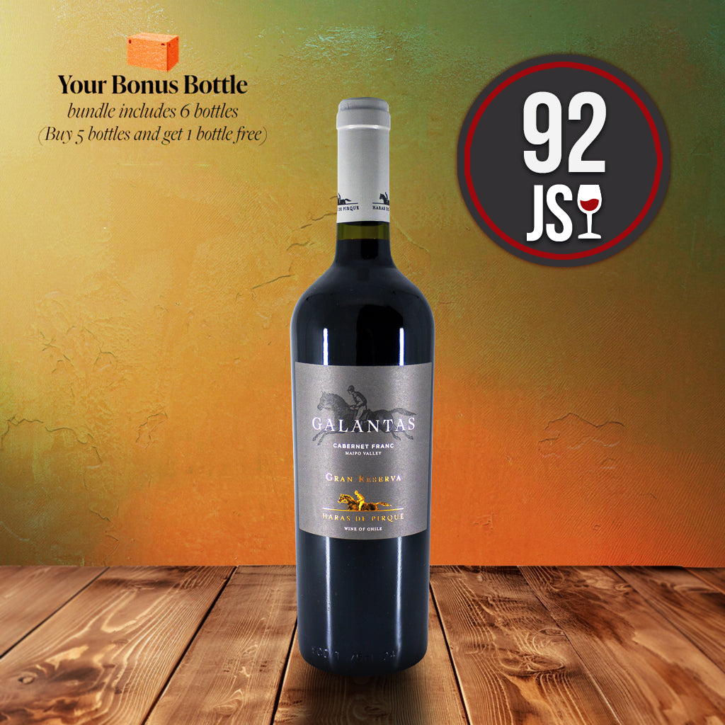 Your Bonus Bottle Bundle - Haras De Pirque "Galantas" Cabernet Franc Gran Reserva 2018